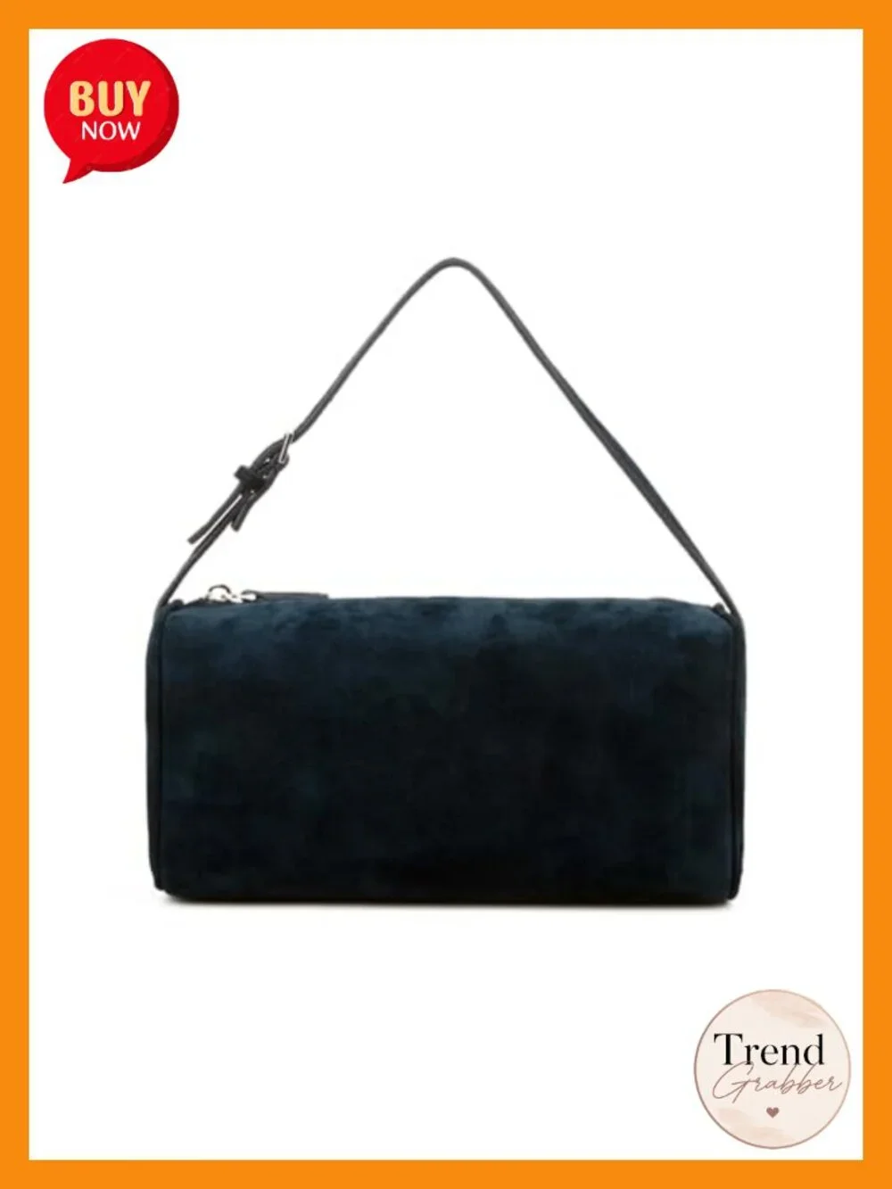 Premium Suede Leather Crossbody Hobo Bag with Adjustable Strap